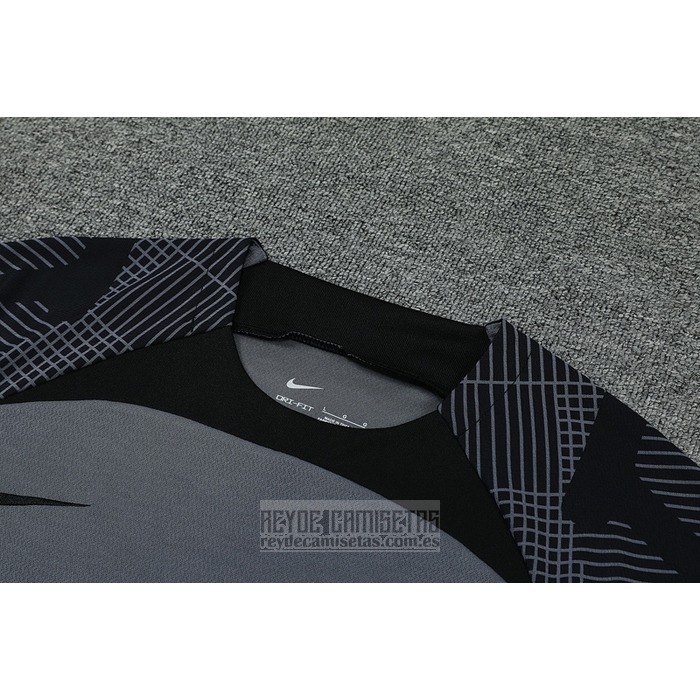Chandal del Barcelona Manga Corta 2022-2023 Gris - Pantalon Corto